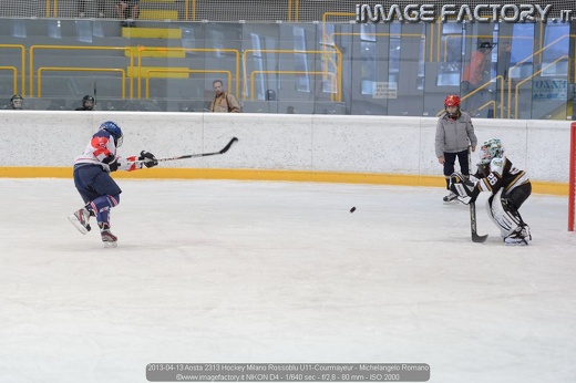 2013-04-13 Aosta 2313 Hockey Milano Rossoblu U11-Courmayeur - Michelangelo Romano
